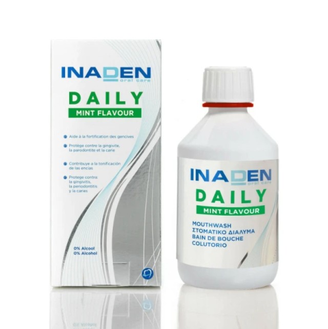 Inaden Daily Στοματικό Διάλυμα Καθημερινής Χρήσης με Γεύση Μέντα 500ml