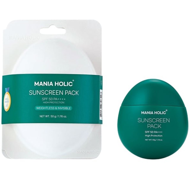 Mania Holic Sunscreen Pack Αντηλιακό Προσώπου SPF 50+ 50g