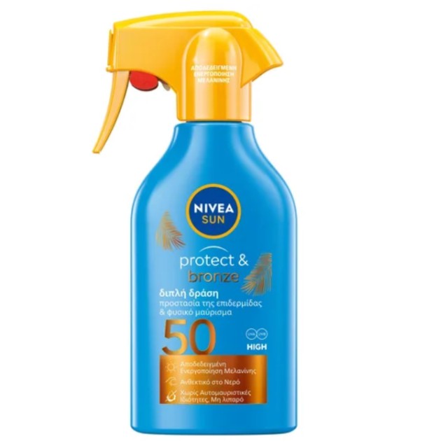 Nivea Sun Protect & Bronze Trigger Spray SPF50 250ml