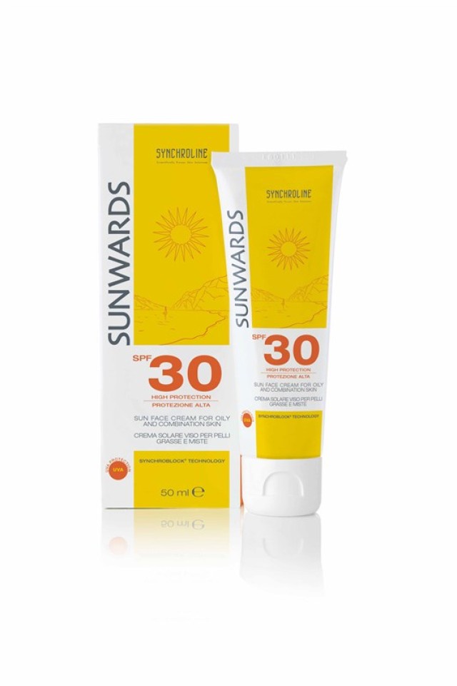 SYNCHROLINE Sunwards Face Cream for Oily Skins SPF30 50ml
