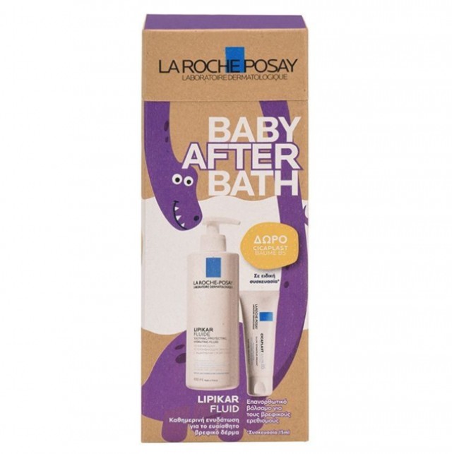 La Roche Posay Set Baby After Bath Lipikar Fluid 400ml + Δώρο Cicaplast Baume B5 15ml