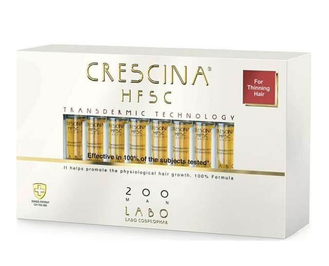 Crescina HFSC Transdermic 200 Man For Thinning Hair 20x3,5ml