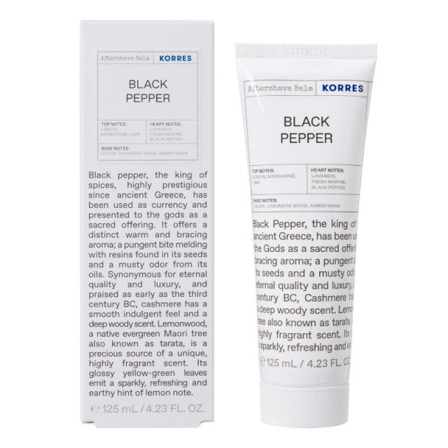 KORRES Aftershave Balm Black Pepper 125ml