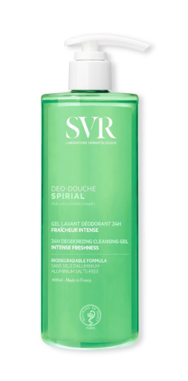 SVR Spirial Deo-Douche 24h Αφρόλουτρο με Αποσμητική Δράση για Έντονη Φρεσκάδα, 200ml