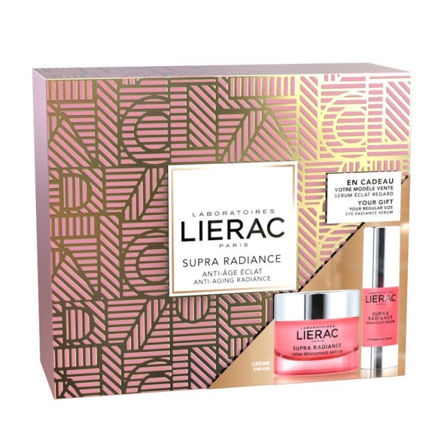 Lierac Set Supra Radiance Anti-ox Cream για Κανονική - Ξηρή Επιδερμίδα 50ml + Lierac Supra Radiance Eye Serum 15ml