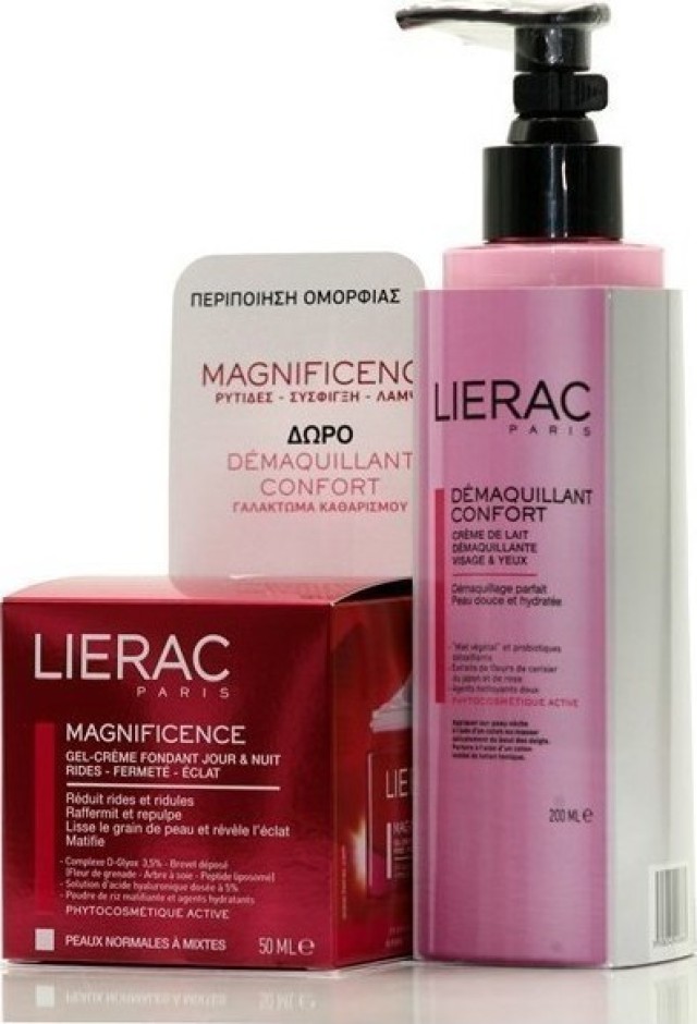 Lierac Promo Magnificence Gel-Creme Fondant Κρέμα Ημέρας & Νύχτας για Κανονικές Επιδερμίδες 50ml + Δώρο Lierac Demaquillant Confort Γαλάκτωμα Καθαρισμού 200ml