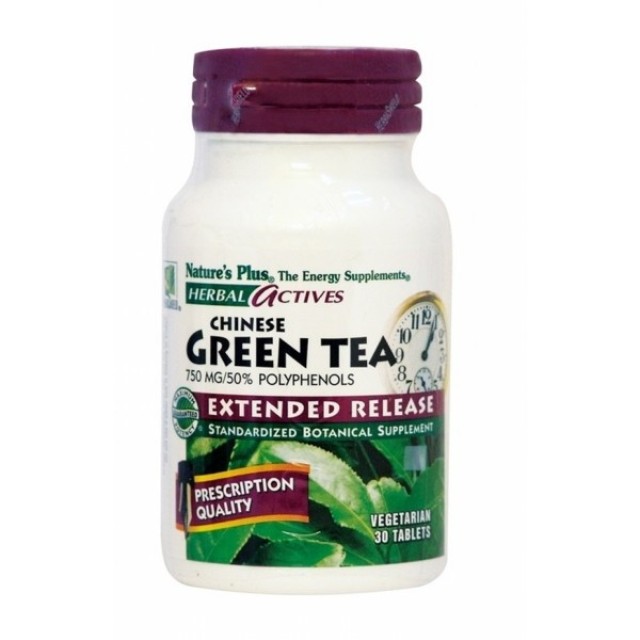 Nature's Plus Green Tea 750mg Extended Release 30tabs