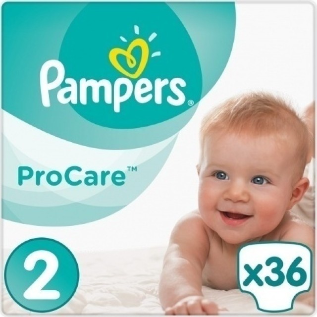 Pampers Procare Premium Protection No.2 (3-6kg) 36 Πάνες