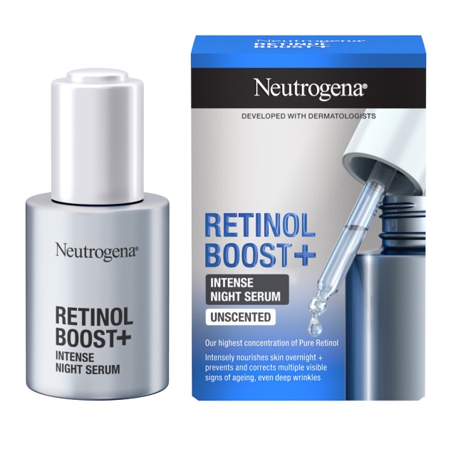 Neutrogena Retinol Boost+ Intense Night Serum Εντατικός Ορός Νυκτός 30ml