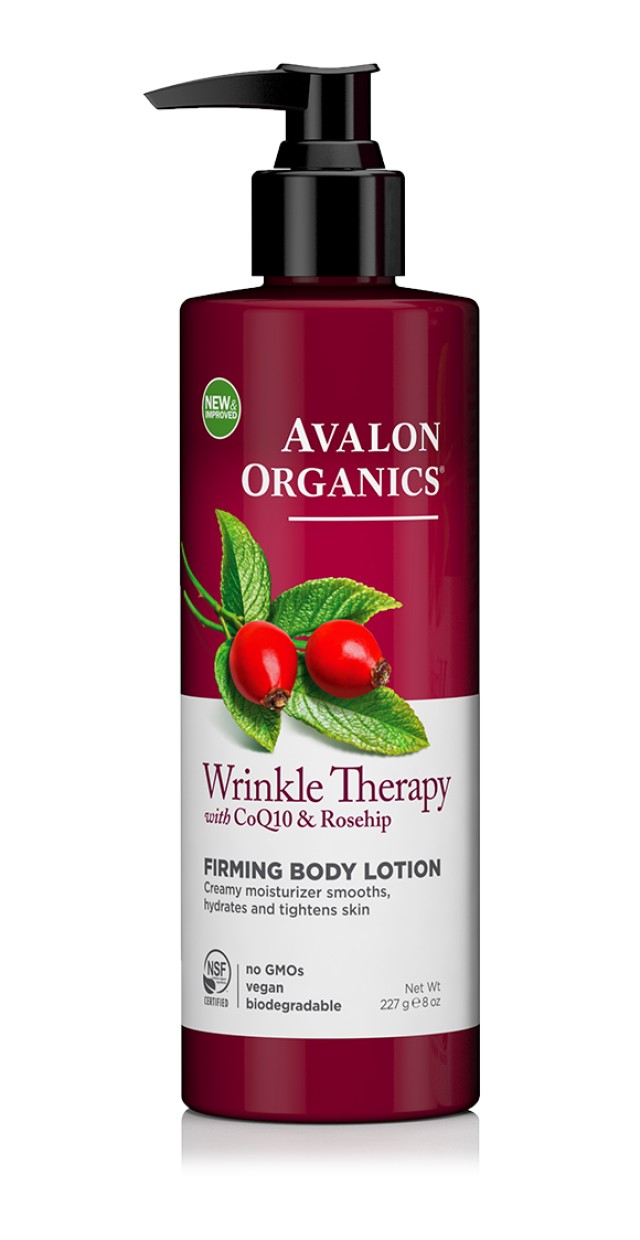 Avalon Organics Wrinkle Therapy with CoQ10 & Rose-hip Firming Body Lotion 227g