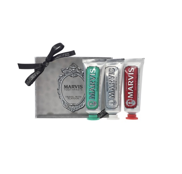 Marvis Toothpaste Travel with Flavour Box Οδοντόκρεμες 3x25ml