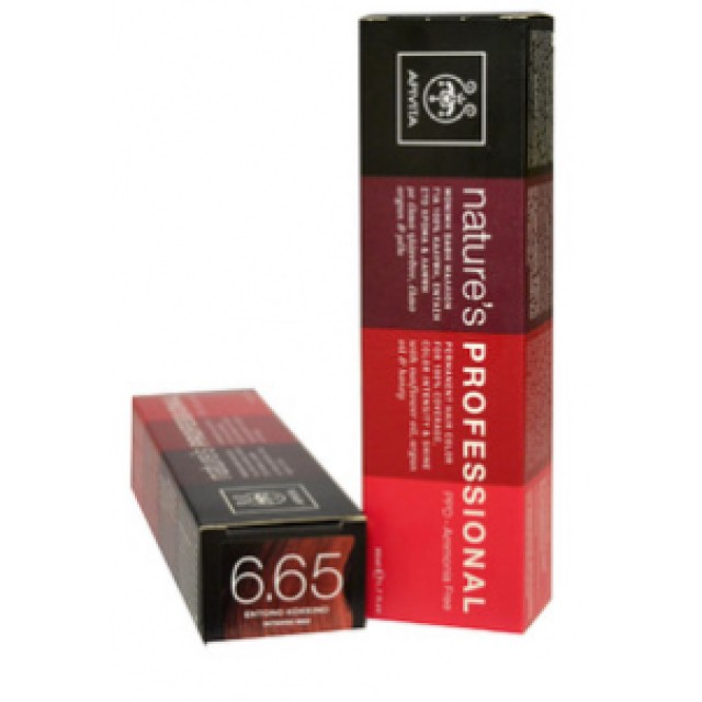 Apivita Nature's Professional 50ml No6.65 Έντονο Κόκκινο