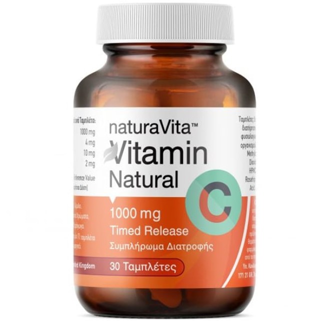 Natura Vita Vitamin C Natural 1000mg 30tabs