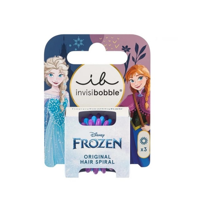 Invisibobble Disney Frozen Colour-Changing Hair Spiral Λαστιχάκια Μαλλιών 3τμχ