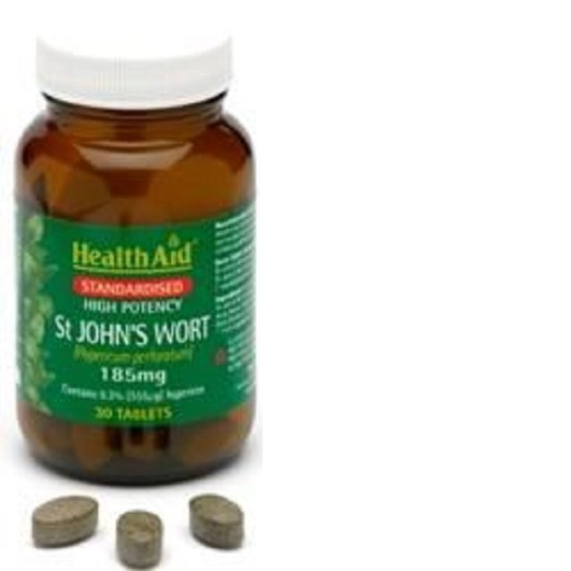 HEALTH AID ST. JOHN'S WORT 555UG HYPERICIN / 3.5MG POWDER TABLETS 30'S