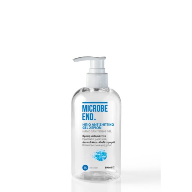 Medisei Microbe End Ήπιο Αντισηπτικό Gel Χεριών 500ml