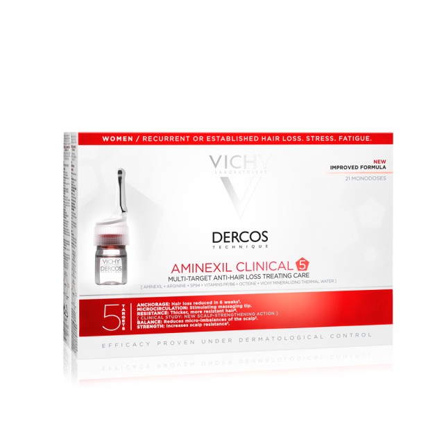 Vichy dercos aminexil clinical 5 women amp 21x6ml