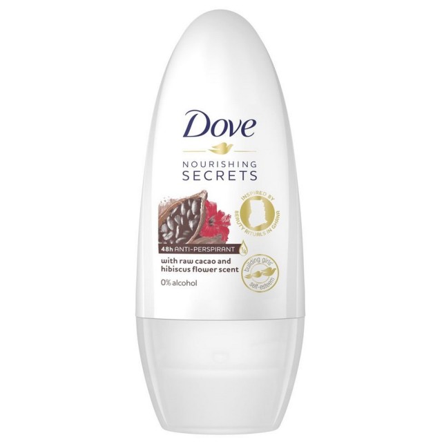 Dove Nourishing Secrets 48h Cacao & Hibiscus Roll-On 50ml