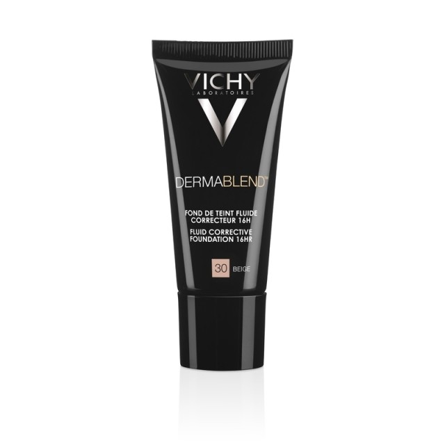 Vichy Dermablend Fluid Corrective Foundation 16HR Beige 30, 30ml