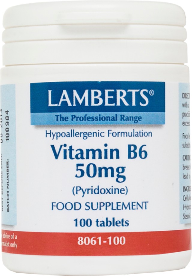 LAMBERTS B-6 50MG 100TABS (PYRIDOXINE)