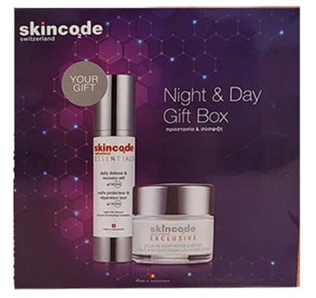 Skincode Cellular Night Refine & Repair 50ml + Δώρο Essentials Daily Defense & Recovery Veil SPF30 50ml