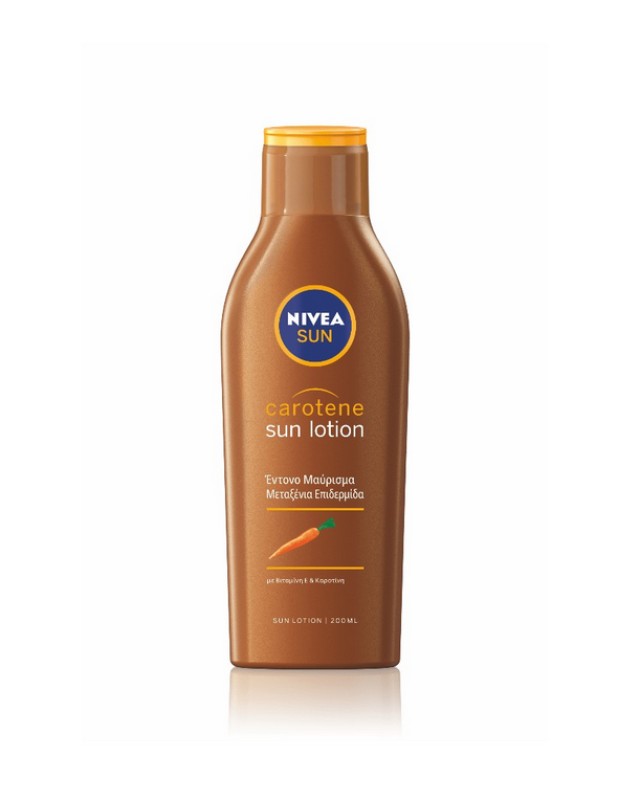 NIVEA SUN Carotene Lotion Deep Tanning SPF 0, 200ml