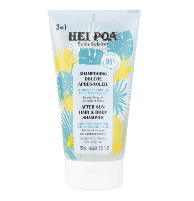 Hei Poa 3in1 After Sun Σαμπουάν & Αφρόλουτρο για Μετά τον Ήλιο με Tahiti Monoi Oil & Aloe Vera 200ml