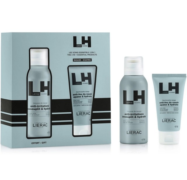 Lierac Set Les Soins Essentiels 3 in 1 75ml + Δώρο Mousse De Rasage 150ml