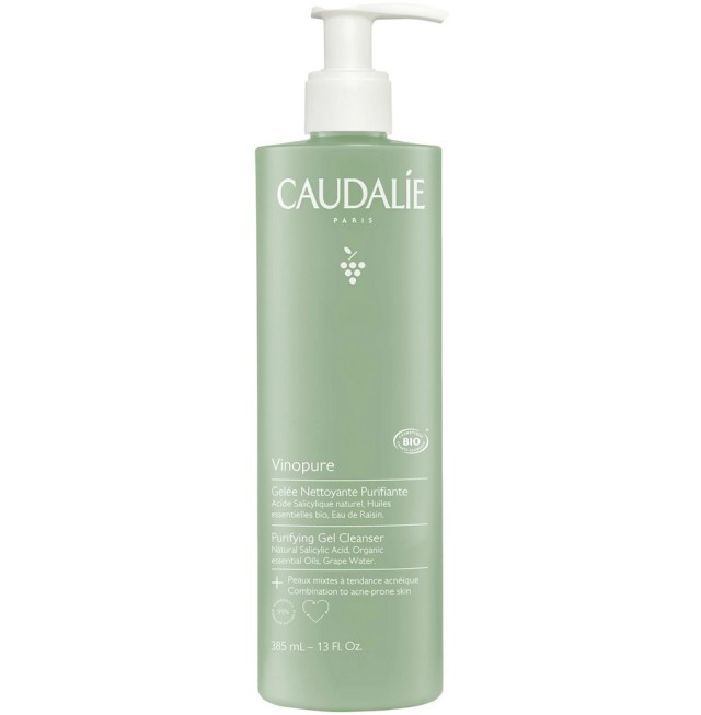 Caudalie Vinopure Purifying Gel Cleanser Tζελ Καθαρισμού Προσώπου 385ml