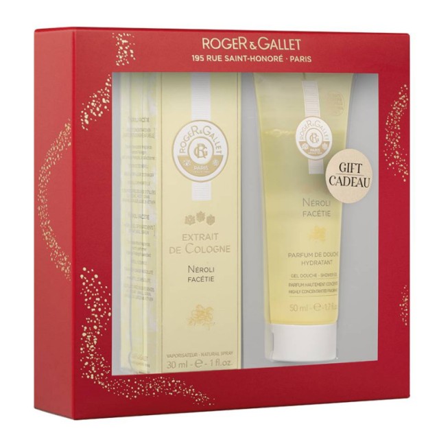 Roger&Gallet X-Mas Set Neroli Facetie Extrait De Cologne 30ml + ΔΩΡΟ Neroli Gel Douche Hydratant 50ml