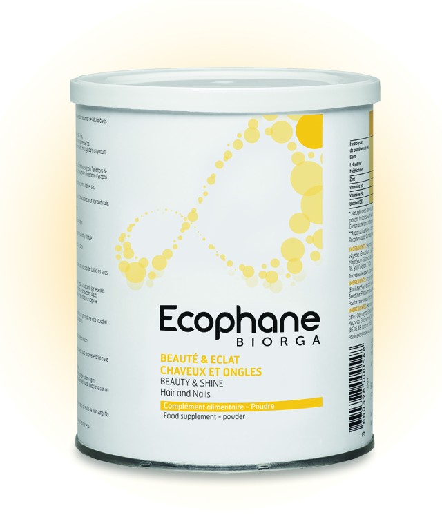 Biorga Ecophane Zinc Beauty & Shine Hair & Nails Powder Συμπλήρωμα Διατροφής, Λάμψης & Ομορφιάς Για Μαλλιά & Νύχια, 318g