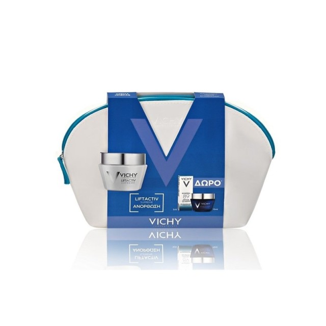 Vichy Promo Liftactiv Supreme 50ml + Δώρο Liftactiv Nuit Supreme Αντιρυτιδική Συσφικτική Κρέμα Νυκτός 15ml + Δώρο Mineral 89 5ml