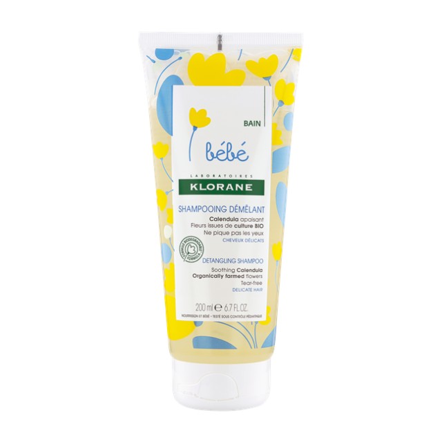 Klorane Baby Detangling Shampoo Σαμπουάν με Καλέντουλα 200ml