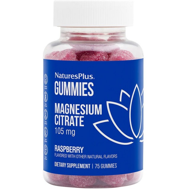 Nature's Plus Gummies Magnesium Citrate 105 mg, 75 ζελέδακια