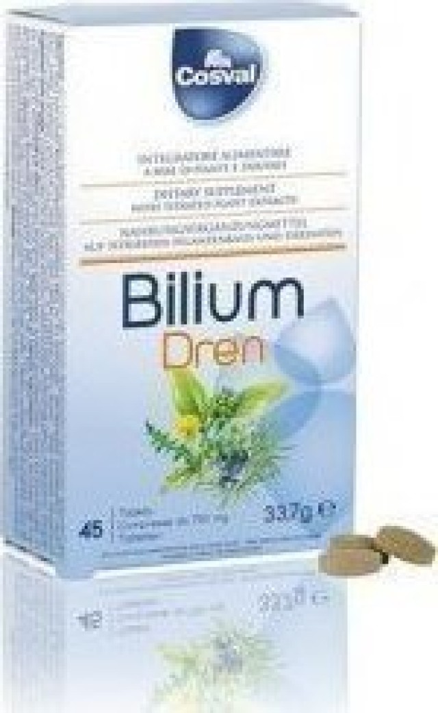 COSVAL Bilium Dren 750 mg Αποτοξινωτικό Συμπλήρωμα Διατροφής 45tabs