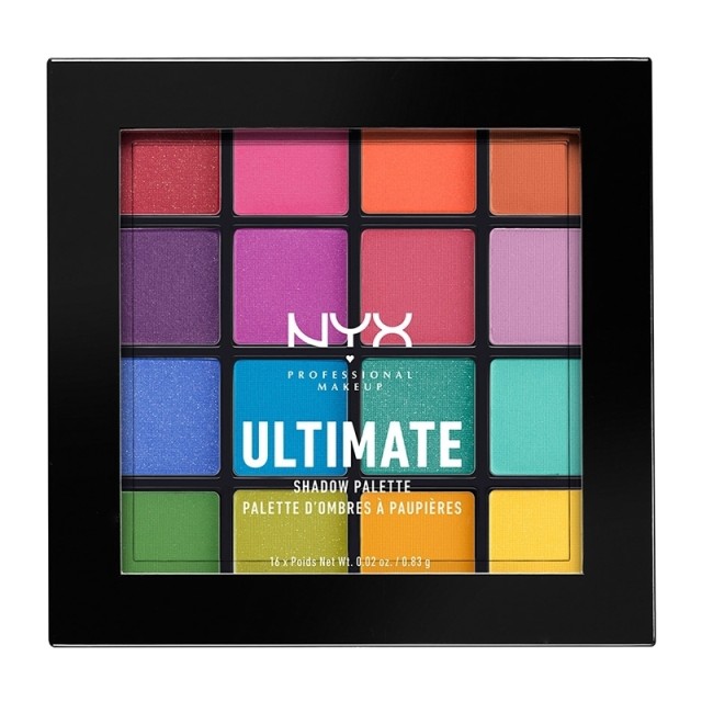 NYX PM Ultimate Shadow Παλέτα Σκιών 4 Brights 171gr