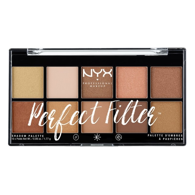 NYX PM Perfect Filter Παλετα Σκιων 1 Golden Hour 154gr