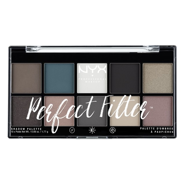 NYX PM Perfect Filter Παλετα Σκιων 4 Gloomy Days 154gr
