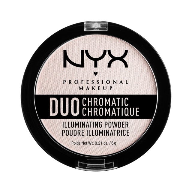 NYX PM Duo Chromatic Illuminating Powder 4 Snow Rose 6gr