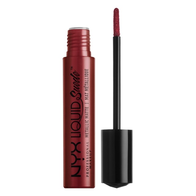 NYX PM Liquid Suede Metallic Κραγιον 35 Biker Babe 36ml