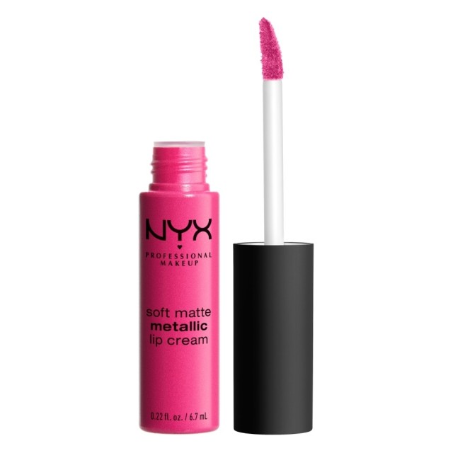 NYX PM Soft Matte Metallic Lip Cream Κραγιόν 3 Paris 26ml