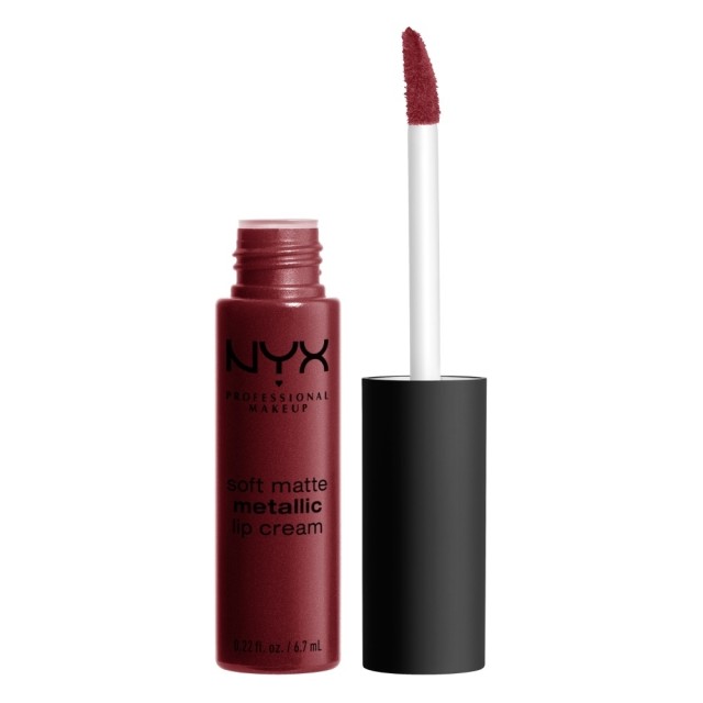 NYX PM Soft Matte Metallic Lip Cream Κραγιόν 4 Budapest 26ml