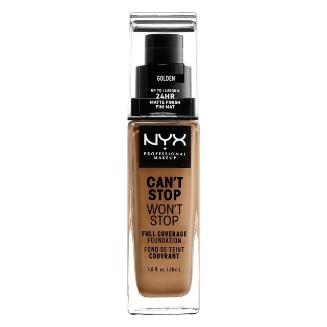NYX PM Can't Stop Won't Stop Full Coverage Foundation  13 GOLDEN 30ml