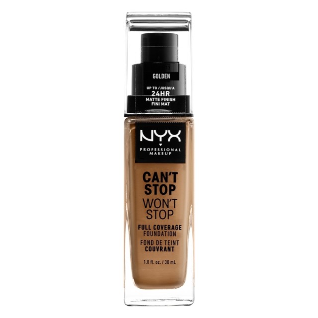 NYX PM Can't Stop Won't Stop Full Coverage Foundation  13 GOLDEN 30ml