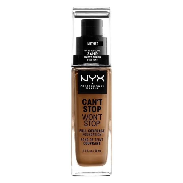 NYX PM Can't Stop Won't Stop Full Coverage Foundation  16,5 NUTMEG 30ml