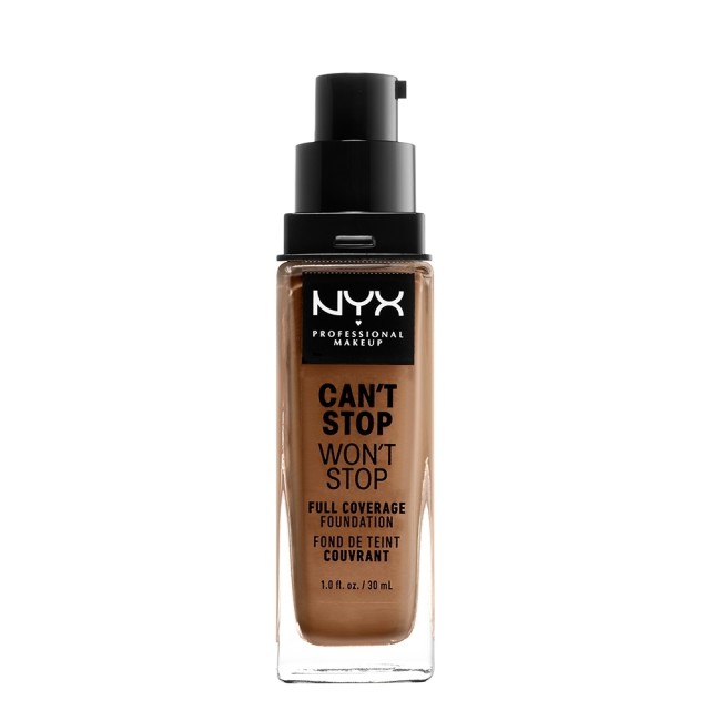 NYX PM Can't Stop Won't Stop Full Coverage Foundation  16 MAHOGANY 30ml