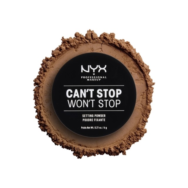 NYX PM Can't Stop Won't Stop Πούδρα Σταθεροποίησης 4 MEDIUM-DEEP 6g