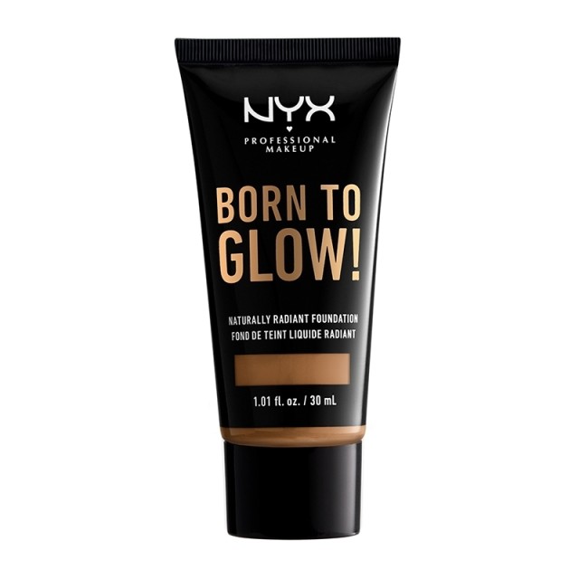 NYX PM Born To Glow! Naturally Radiant Foundation 16,5 Nutmeg 30ml