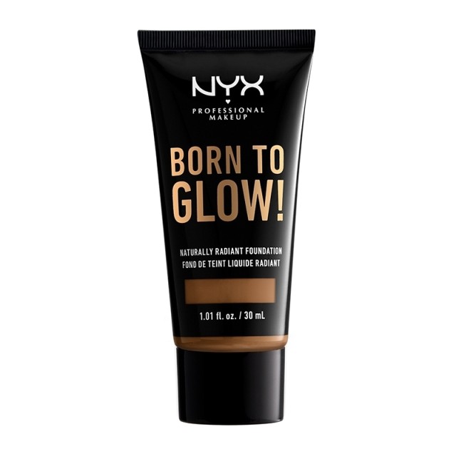 NYX PM Born To Glow! Naturally Radiant Foundation 17,5 Sienna ml