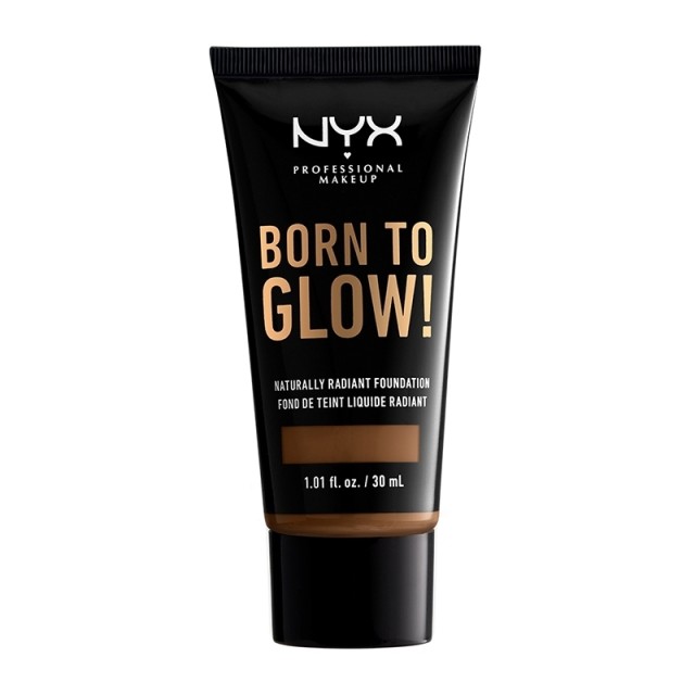 NYX PM Born To Glow! Naturally Radiant Foundation 19 Mocha ml